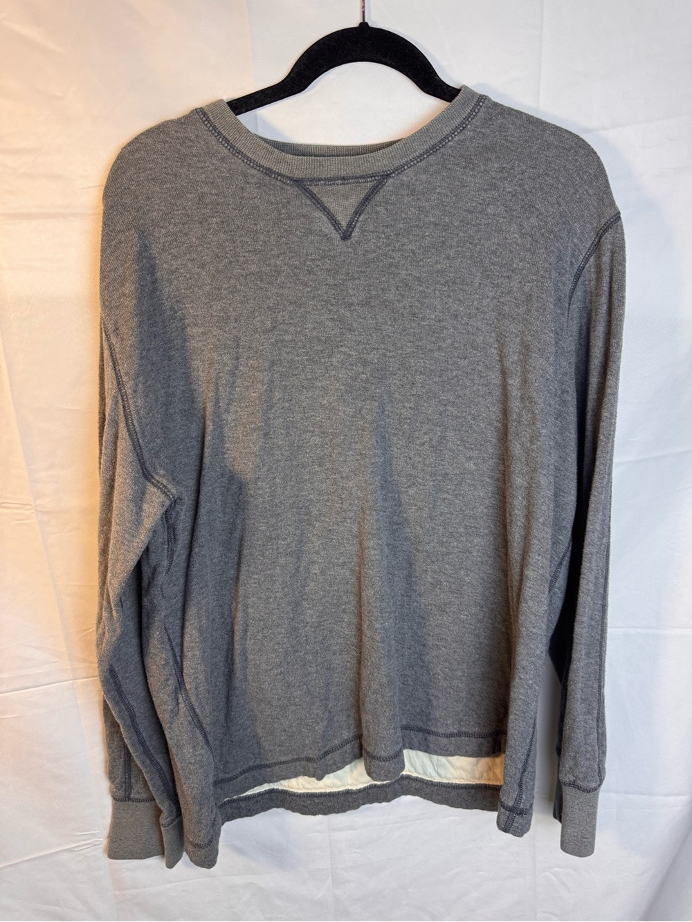 Eddie Bauer Heather Gray Crewneck Pullover - Picture 1 of 7
